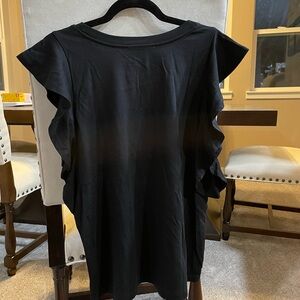 Loft Ruffle Sleeved Tee